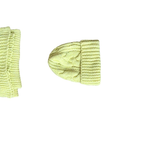 NWT Old Navy Bright Yellow Scarf Glove Hat Set - Picture 4 of 8